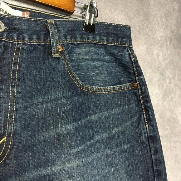 Levis Mens 559‎ Relaxed Straight Fit Blue Jeans size 36x32 Cotton Denim Pants - Picture 12 of 14